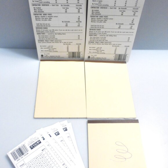 BRIDGE Game Scorepads Bridge Over Rennies Mill River Vintage Bridge Card Game - Picture 5 of 7